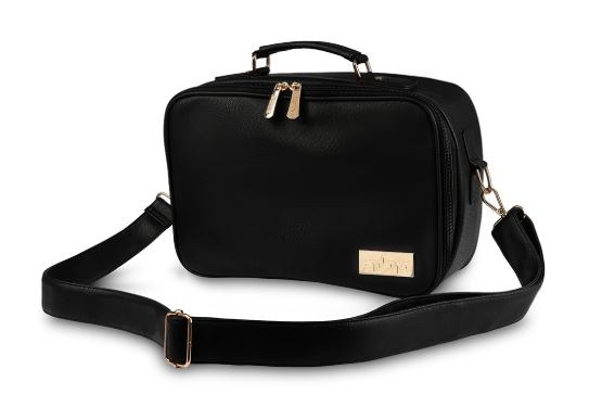 Tallis and Tefillin Faux Leather Travel Bag with Handle and Strap